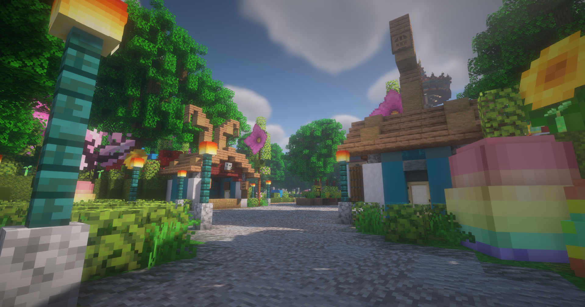Pasen in Efteling Minecraft server ZintuigenCraft